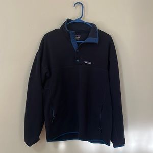 Blue Patagonia Pullover with Snaps